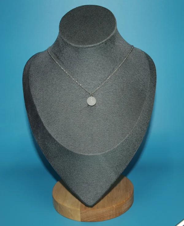 rose quartz healing crystals necklace for love and emotional healing