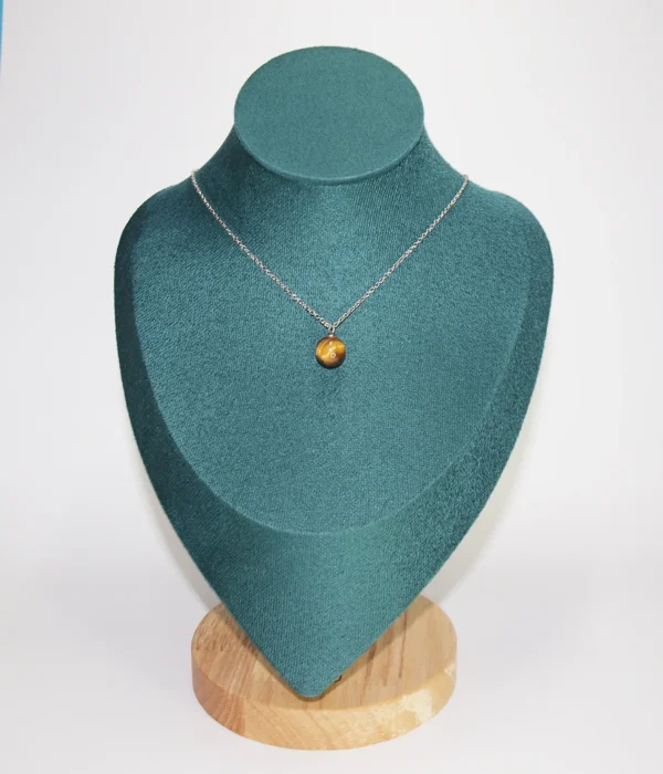 tiger eye healing crystals necklace for protection and balance